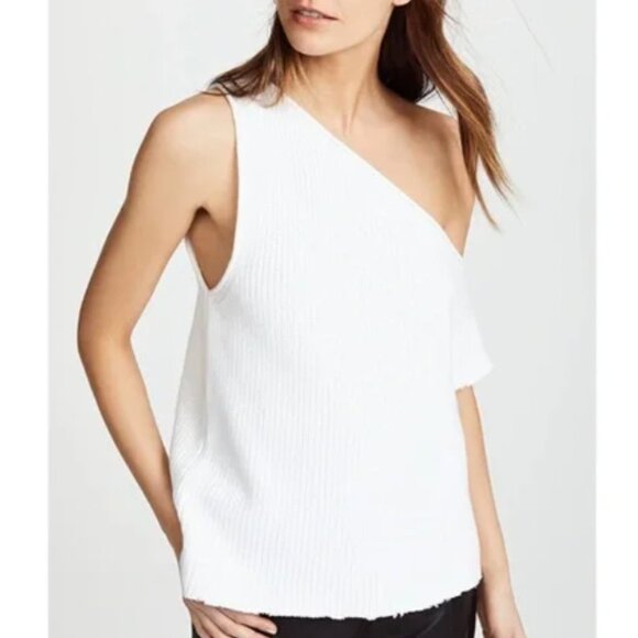 RtA Sloane Knit One-shoulder Sweater - Picture 2 of 7